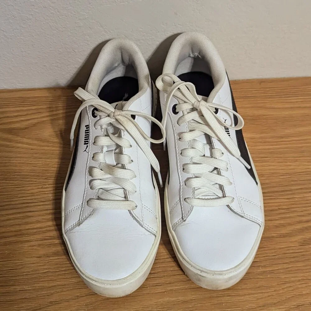 PUMA SMASH V2 PLATFORM SNEAKERS SIZE 8